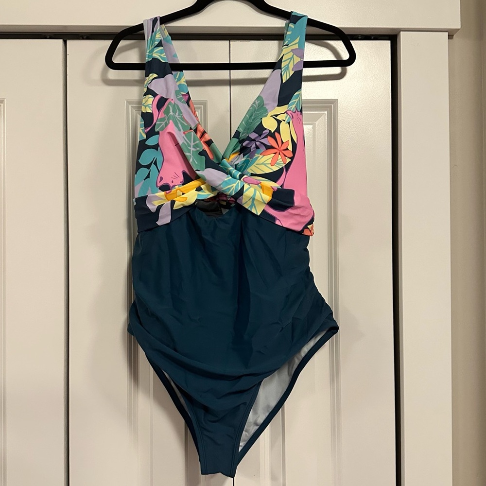 Floral One Piece CUPSHE Swimsuit